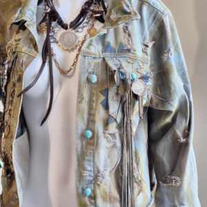 MARZIA G. Denim Jackets - Hand Accessorized and decorated