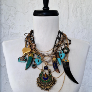 MARZIA G. NKS-106 sm - Luxurious Fashion Necklace - One of a kind